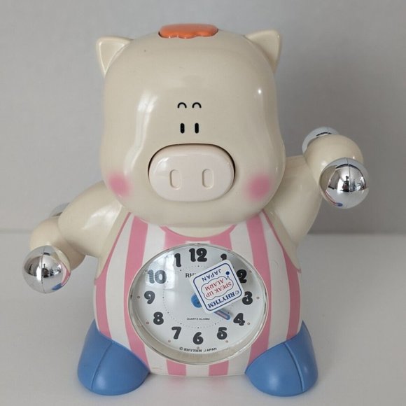 Vintage Other Vintage Aerobics Pig Working Alarm Clock Citizen